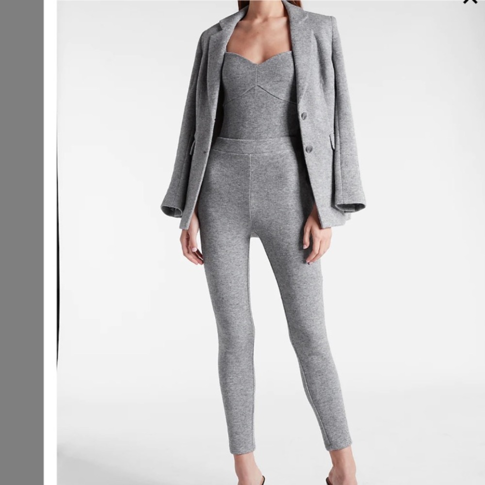 High Waisted Luxe Texture Leggings